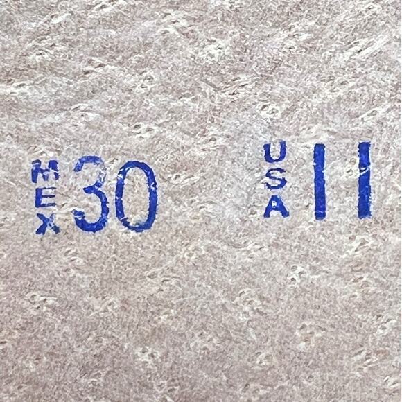 El General 1901 Men's Brown Leather Ostrich Snip Toe Cowboy Boot Size US 11 - Picture 11 of 11